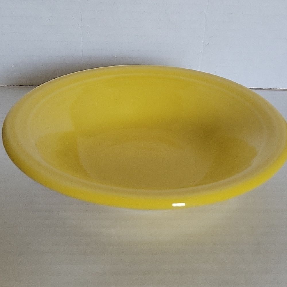 Fiestaware Fiesta Small Stacking Cereal Bowl Sunflower Yellow Ceramic 11 Oz - Picture 6 of 14